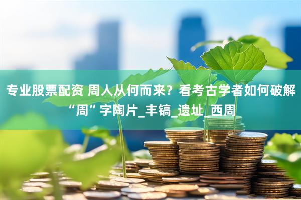 专业股票配资 周人从何而来？看考古学者如何破解“周”字陶片_丰镐_遗址_西周